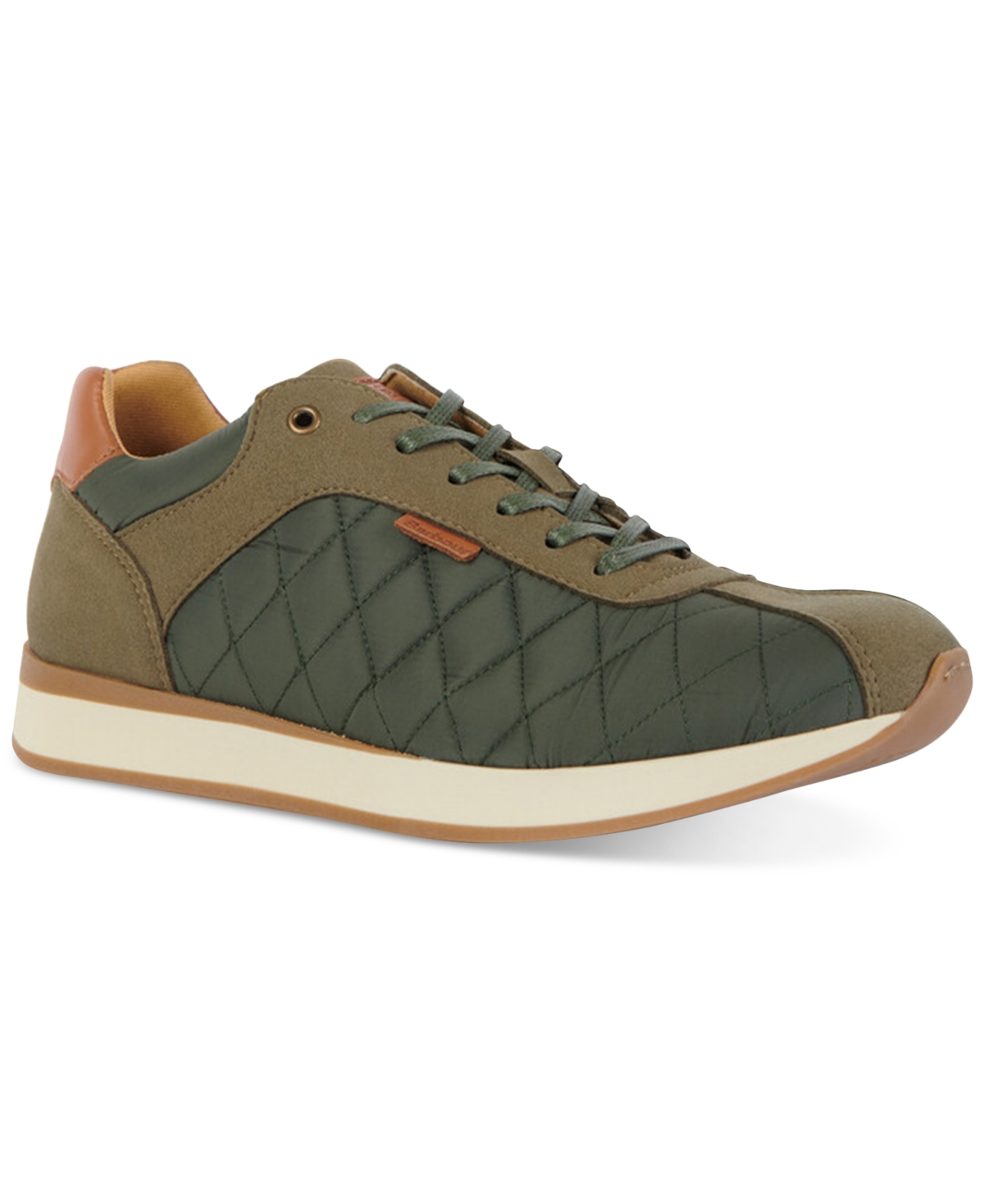 BARBOUR MEN'S SETH QUILTED LACE-UP RUNNING SNEAKERS
