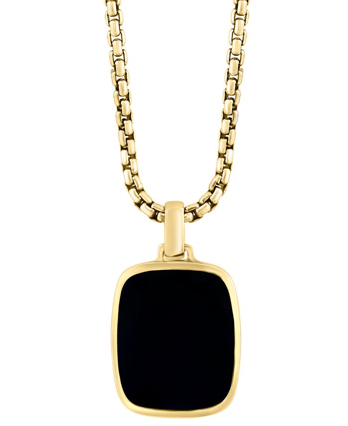 Mens onyx pendant store