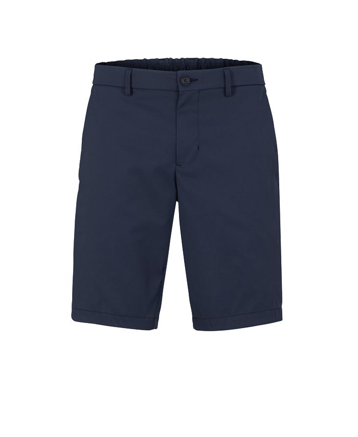 Hugo Boss Men's Slim-Fit Water-Repellent Twill Shorts - Macy's