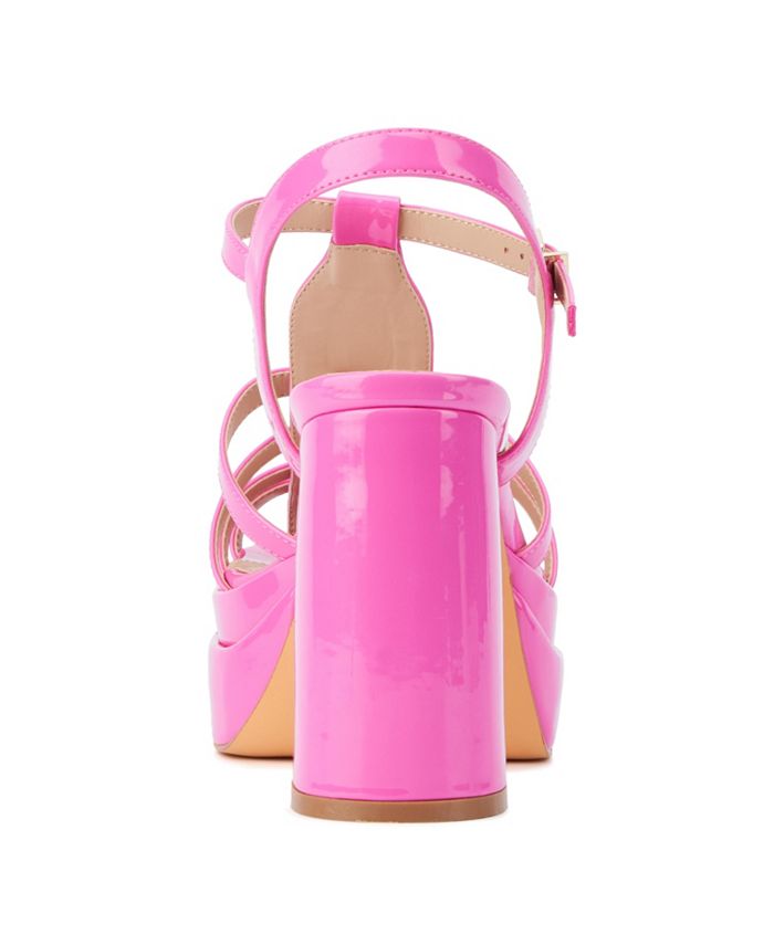 Fashion To Figure Women's Kenna Wide Width Platform Sandals Macy's