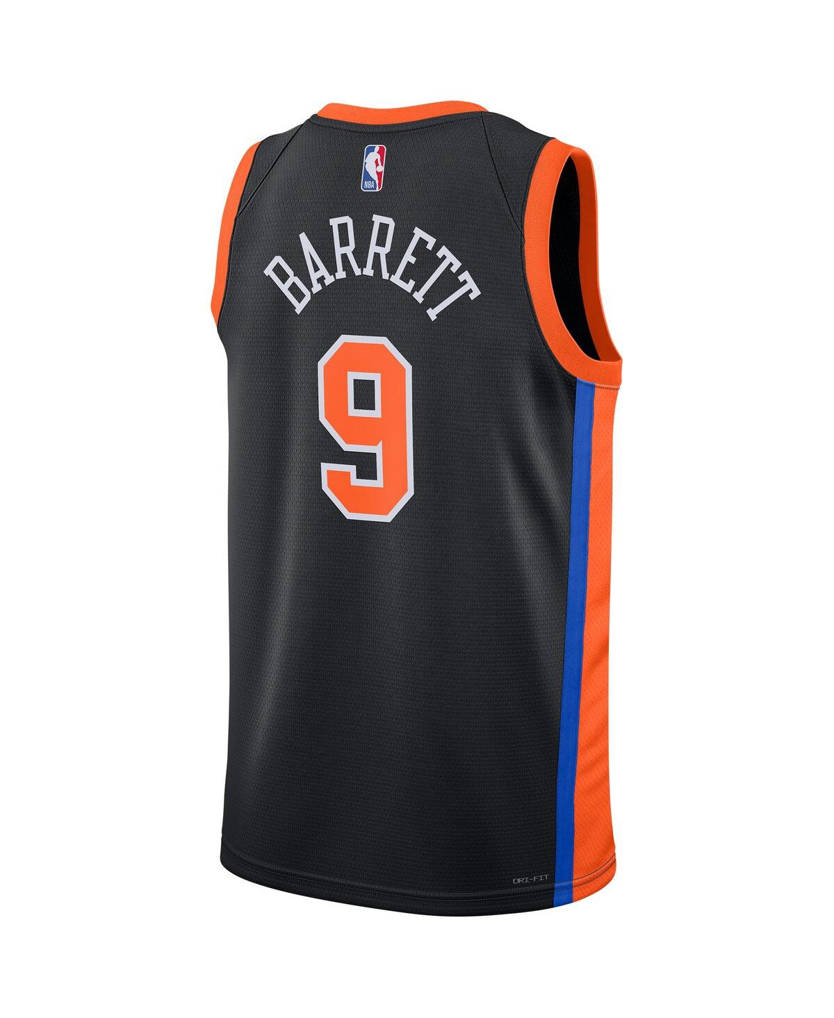 Men's and Women's Nike Rj BarrettNew York Knicks 2022/23 City Edition Swingman Jersey - Black