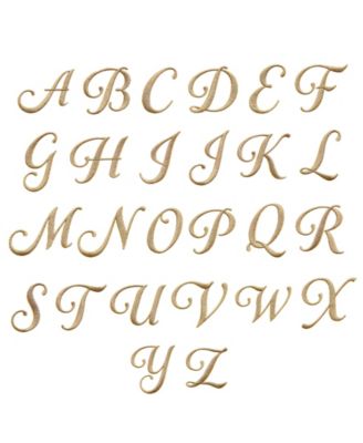 Linum Font Monogrammed Luxury 100% Turkish Cotton Novelty 2-Piece Hand Towels, 16&amp;quot; x 30&amp;quot;