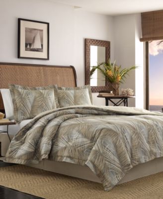 Raffia Palms Reversible Comforter Set, King