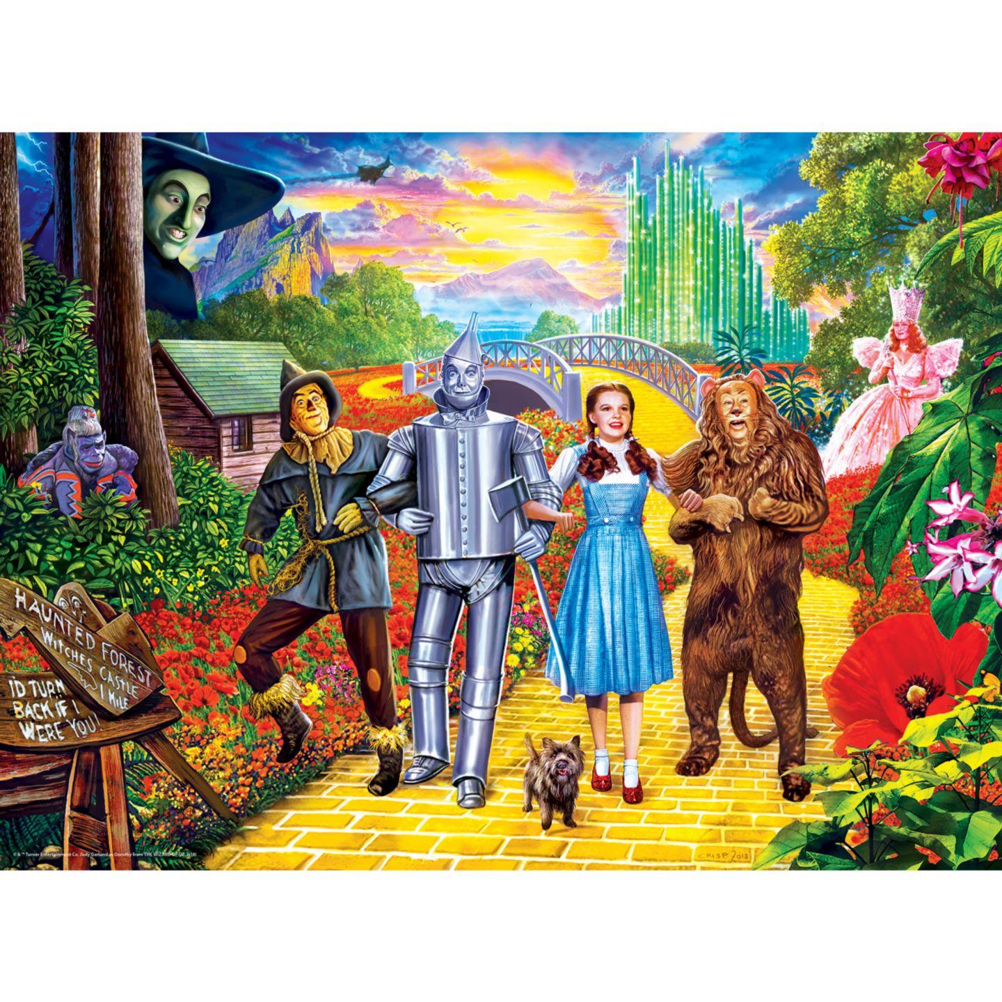 Детский пазл MasterPieces Puzzles The Wizard of Oz - 100 Piece Jigsaw Puzzle, цвет: Разноцветный — фото 2