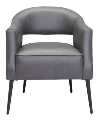 30" Steel, Polyester Berkeley Boho Chic Accent Chair