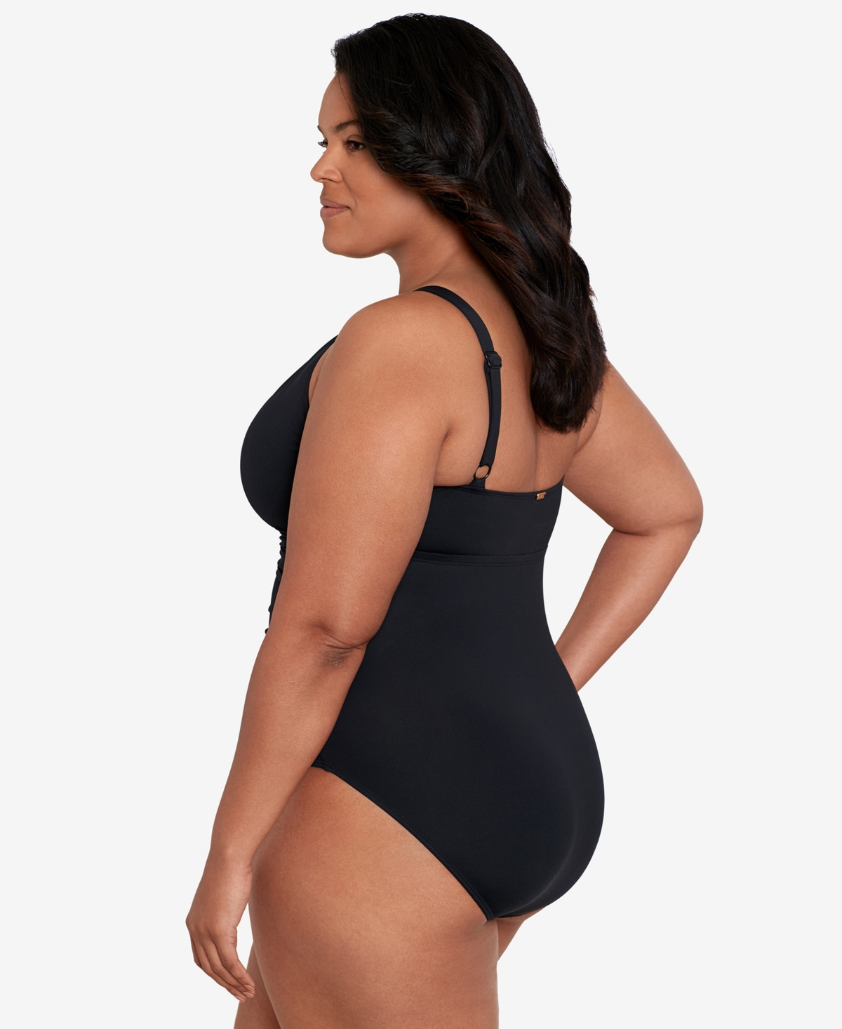 Lauren Ralph Lauren Plus Size Halter-Neck One Piece Swimsuit