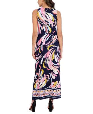 Robe Sandra Darren Taille 4 - Motif Chevron Noir/blanc/gris, Col V, Manches Mi-longues, Neuve Avec étiquettes
