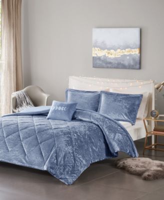 Felicia Velvet 4-Pc. Duvet Cover Set, King/California King