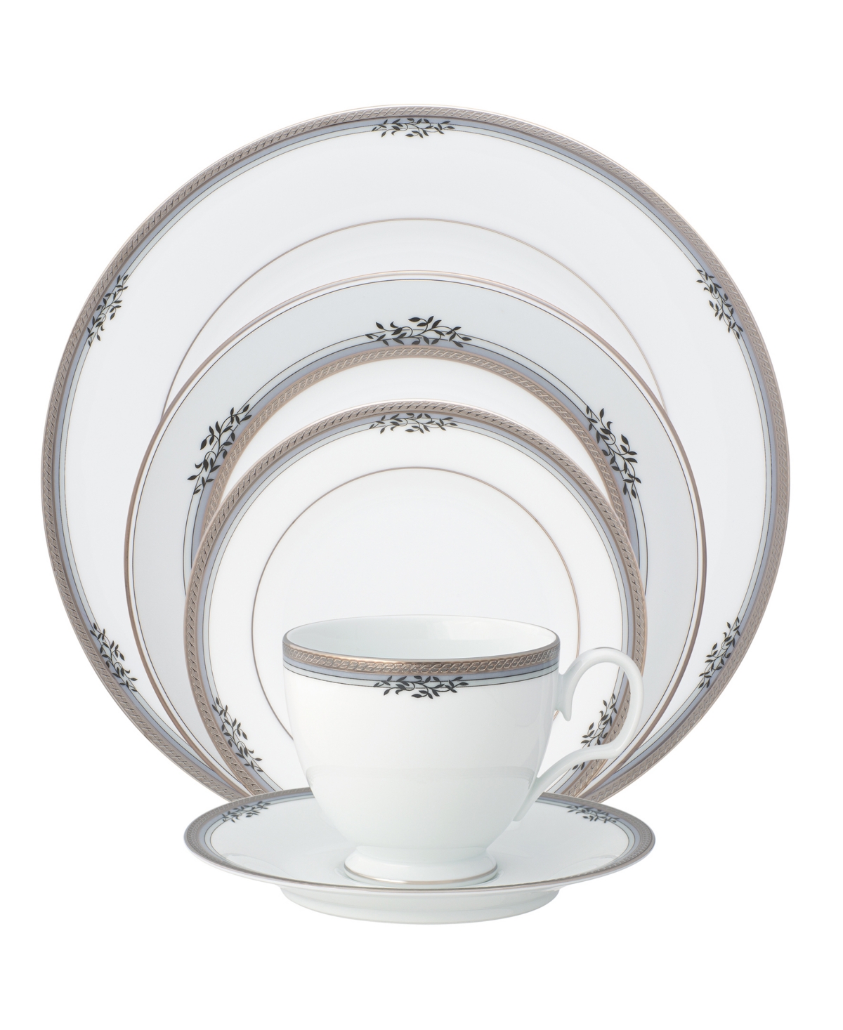 Noritake Laurelvale 5 Piece Place Setting In White