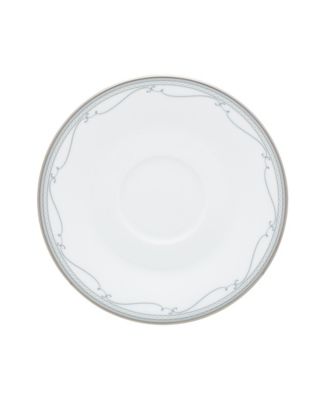 Satin Flourish Set of 4 Saucers, 6"