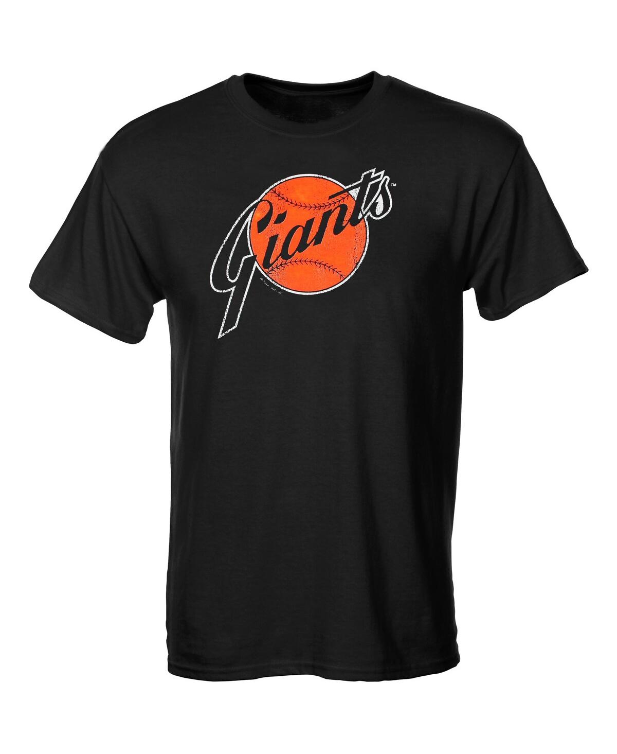 Shop Soft As A Grape San Francisco Giants Big Boys And Girls Cooperstown T-shirt In Black