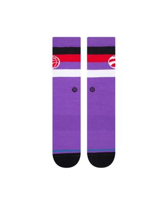 Men's Toronto Raptors Stripe Crew Socks