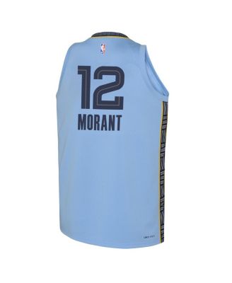 Big Boys and Girls Ja Morant Blue Memphis Grizzlies 2022/23 Swingman Jersey - Statement Edition