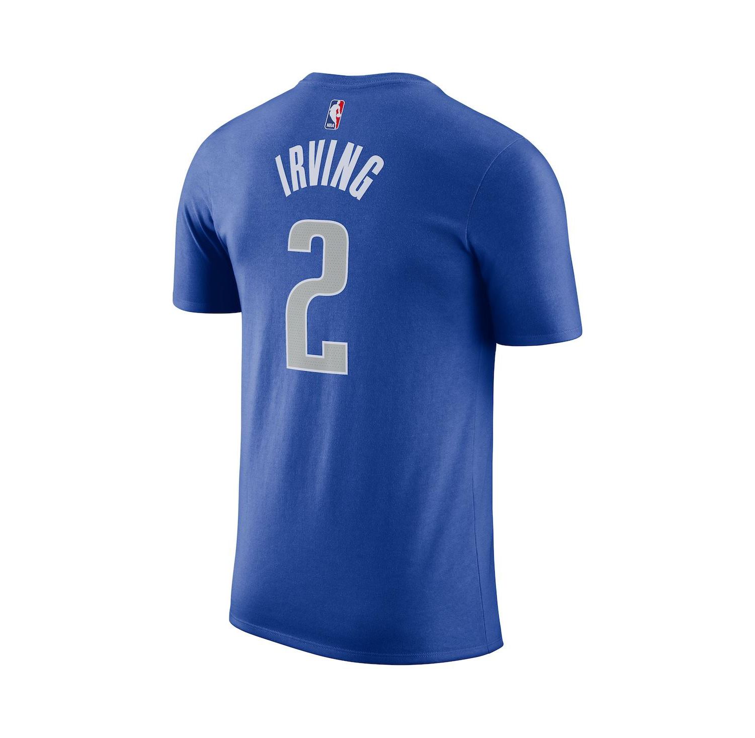Men's Kyrie Irving Blue Dallas Mavericks Icon Name and Number T-shirt