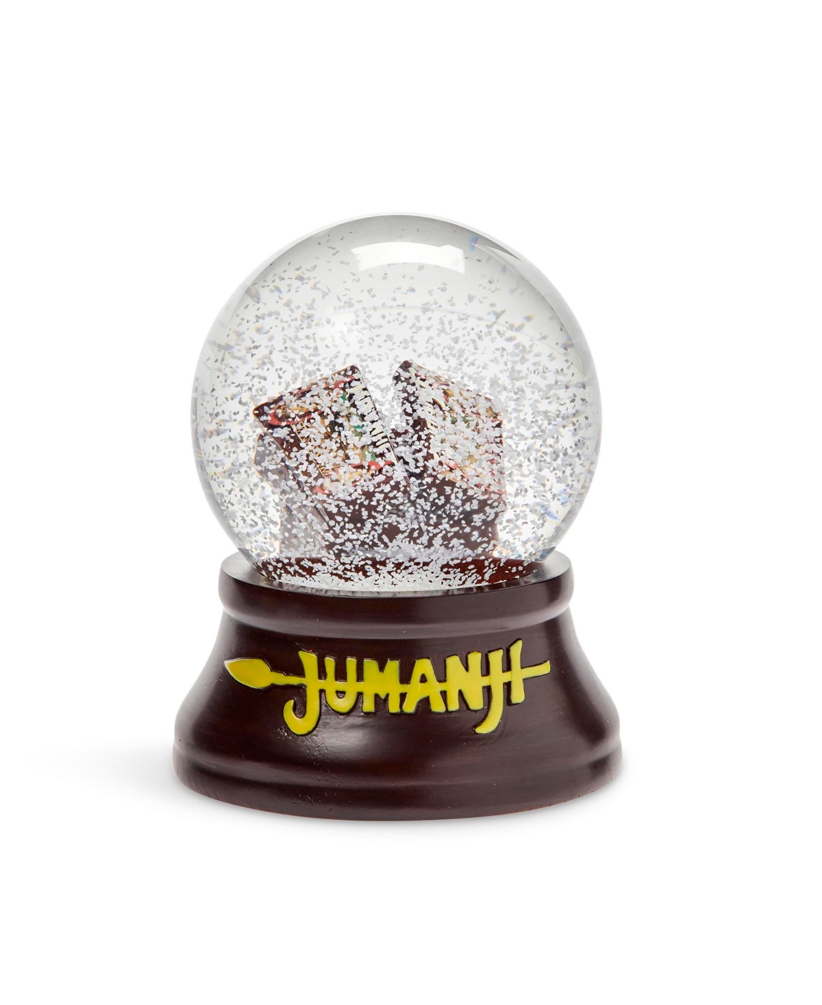 Surreal Entertainment Jumanji Classic Board Game Collectible Snow Globe Gift | Features The Classic Adventure Board Game Snow Globe On A Wooden Base |