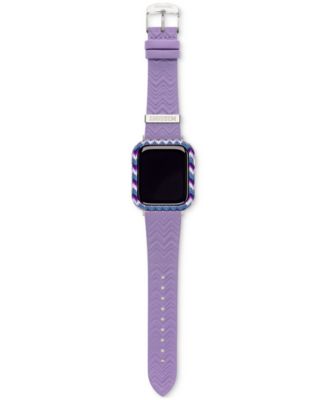 Missoni - Lilac Case & Leather Strap for Apple Watch&reg; 41mm Gift Set