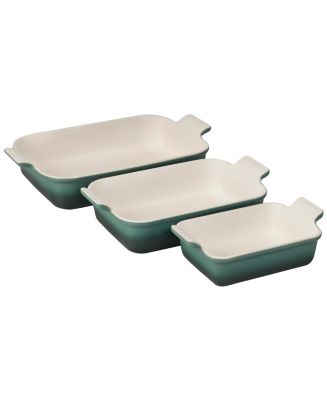 Le Creuset Set of 3 Heritage Bakers - Macy's