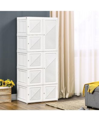 Foldable Clothes Wardrobe Closet Organizer with Storage,