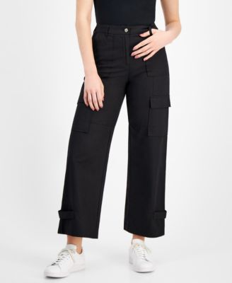And Now This - Women's Mid-Rise Wide-Leg Cargo Pants