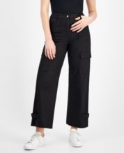 Black satin palazzo pants with pleats MELBA - ALL NEW CLOTHING