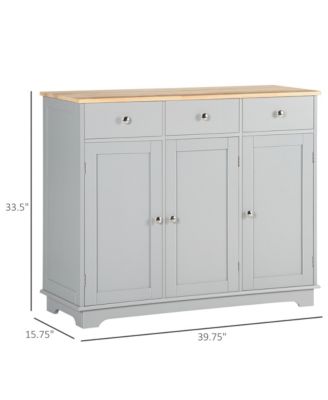 Buffet Cabinet, Bar Cabinet with 3 Drawers,