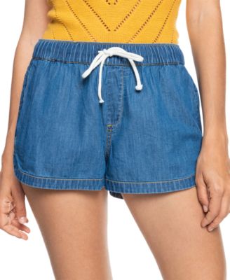 Roxy - Juniors' Impossible Denim Pull-On Shorts