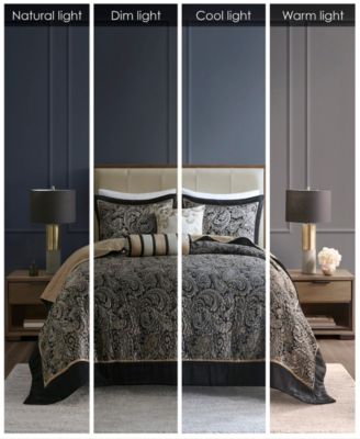 Adeline Paisley Reversible Jacquard 5-Pc. Bedspread Set, King