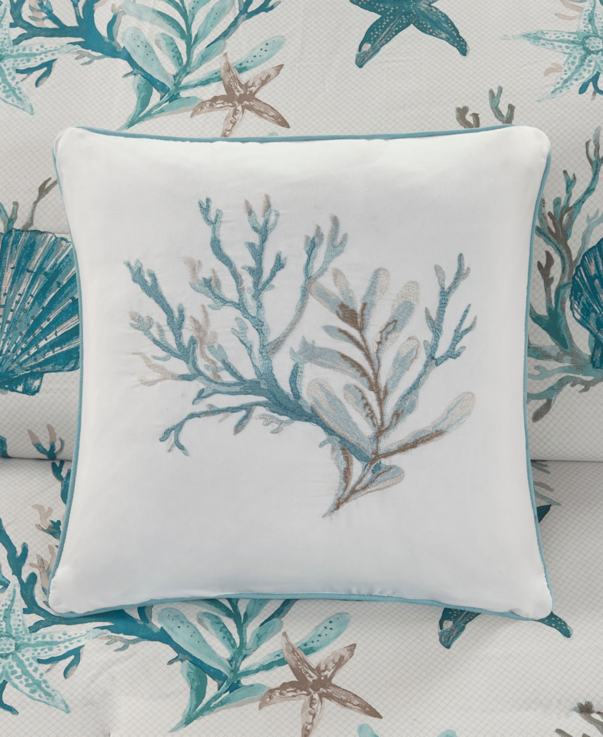 Madison Park Pebble Beach 6-Pc. Duvet Cover Set, Full/Queen