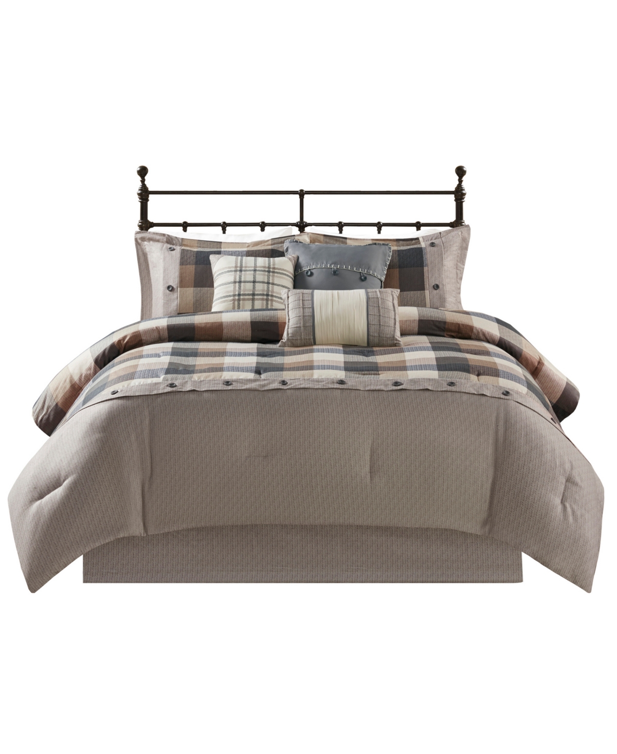 Madison Park Ridge Herringbone 7-Pc. Comforter Set