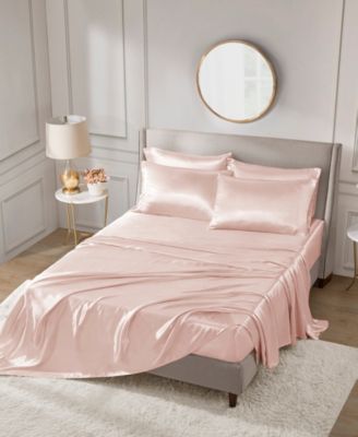 Satin Luxury 6-Pc. Sheet Set, Queen