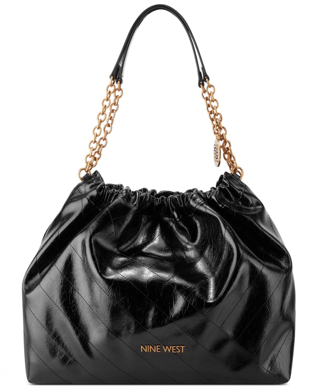 Shop Nine West Women's Karter Small Hobo Bag In Black