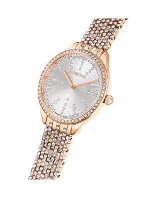 Women's Quartz Attract Rose Gold-Tone Metal Watch, Swiss Made 30mm