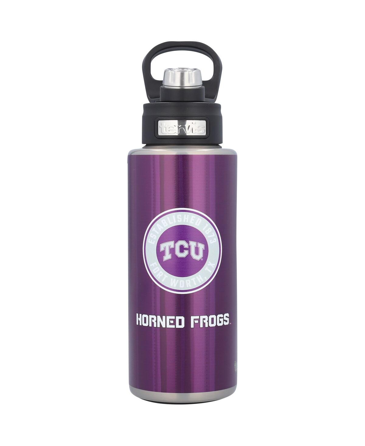 Tervis Tumbler Tcu Horned Frogs 32 oz All In Wide Mouth Water Bottle In Purple