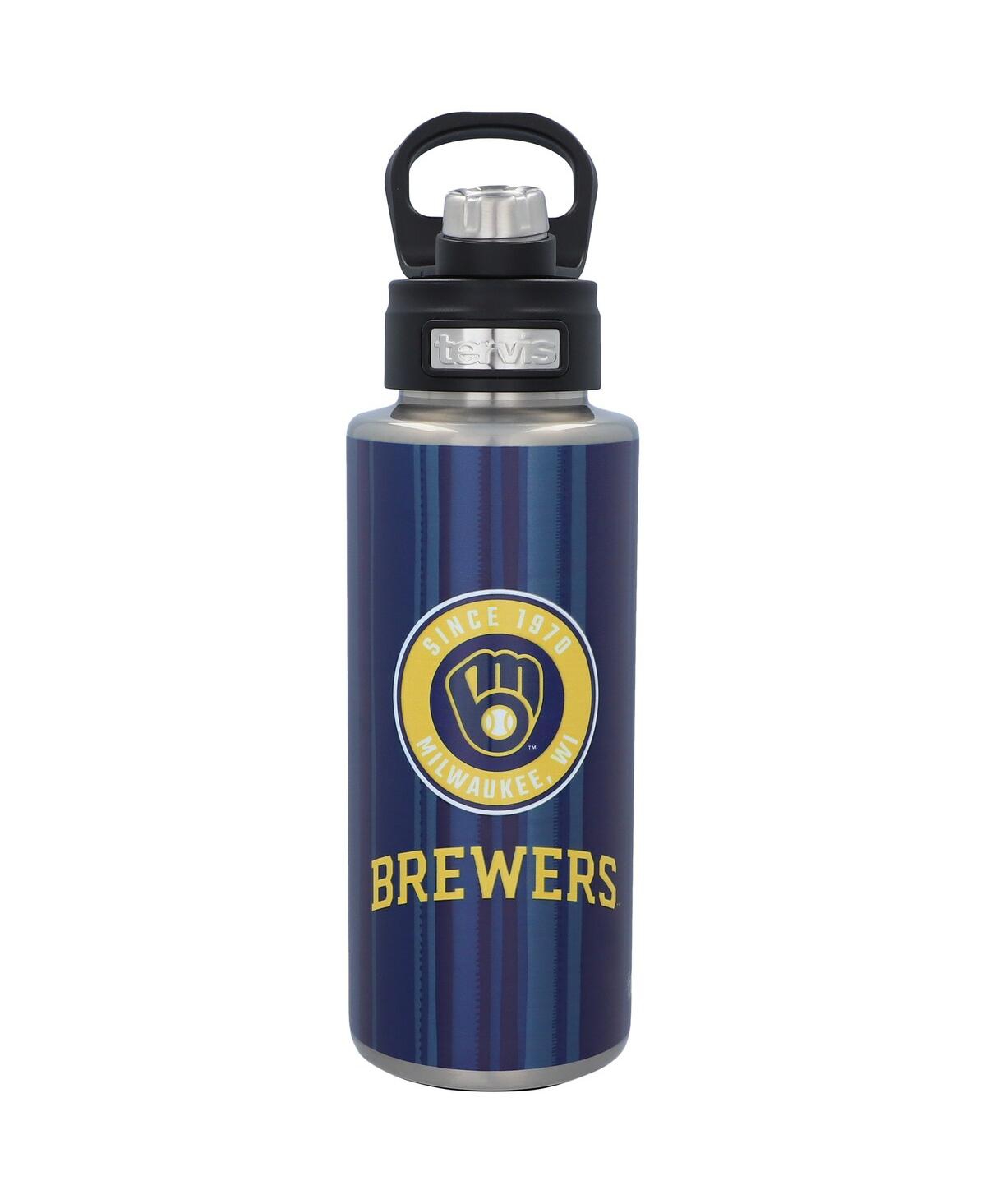 Tervis Tumbler Milwaukee Brewers 32 oz All In Wide Mouth Water Bottle In Blue,gray