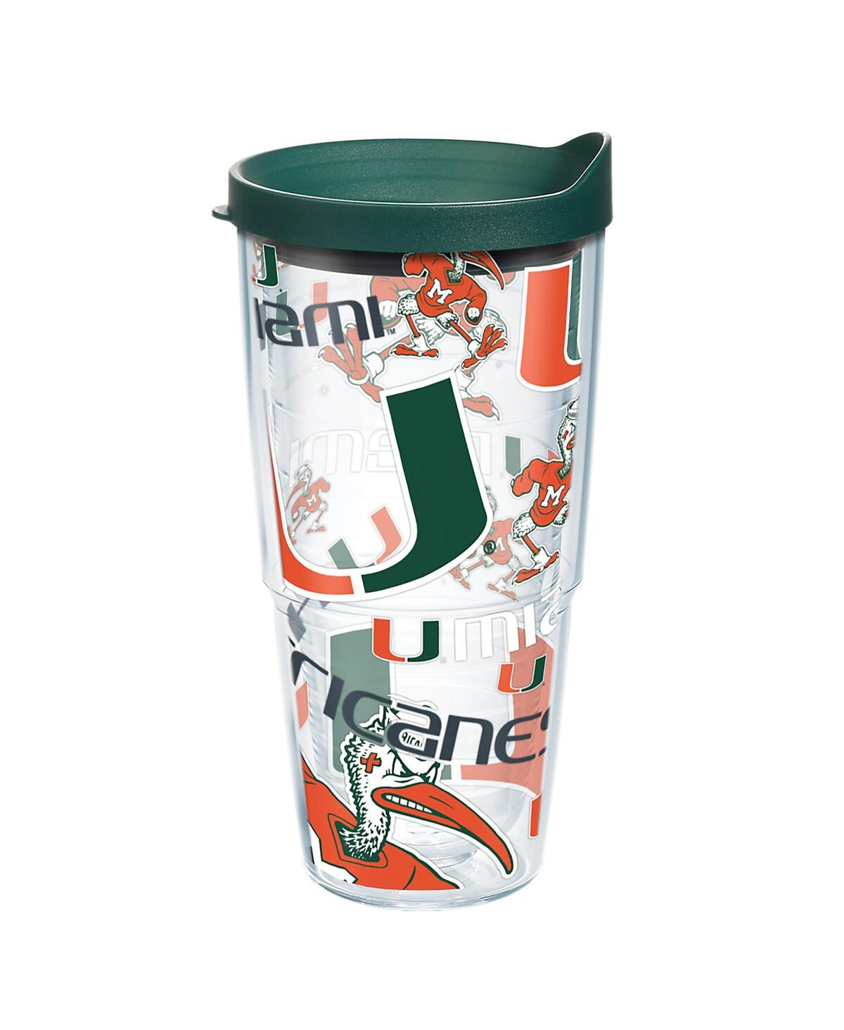 Tervis Tumbler Miami Hurricanes 24 oz All Over Classic Tumbler In Multi