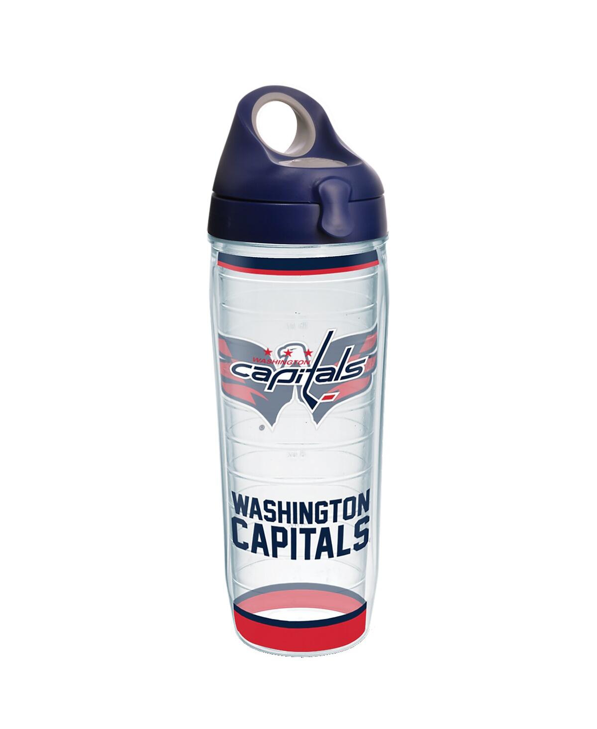 Tervis Tumbler Washington Capitals 24 oz Tradition Classic Water Bottle In Clear,navy