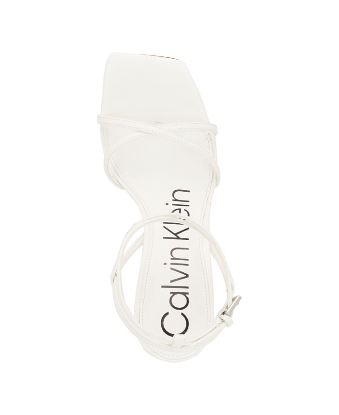 Calvin Klein Women's Tegin Strappy Dress High Heel Sandals Macy's
