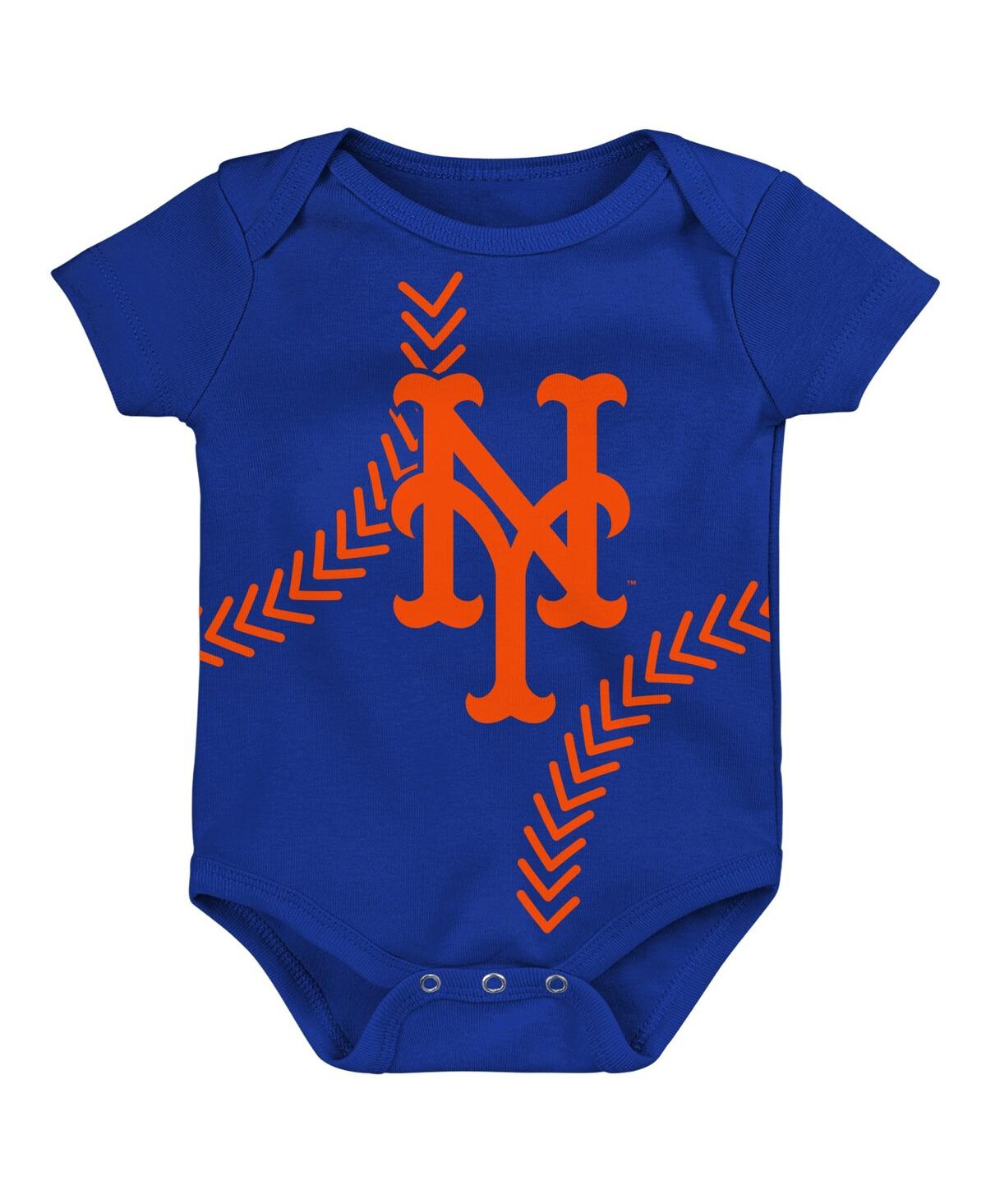 Outerstuff Babies' Newborn And Infant Boys And Girls Royal New York Mets Running Home Bodysuit