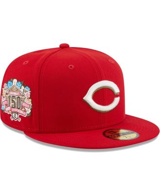 Men's New Era Red Cincinnati Reds 150th Anniversary Spring Training ...