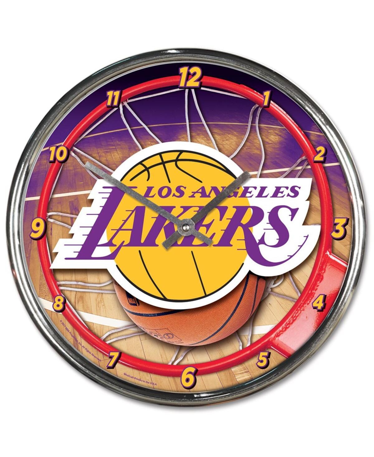Wincraft Los Angeles Lakers Chrome Wall Clock In Multi