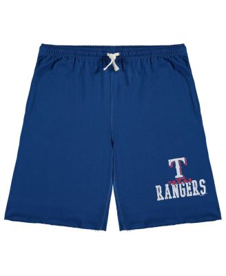 Men's Royal Texas Rangers Big and Tall French Terry Shorts - Macy's
