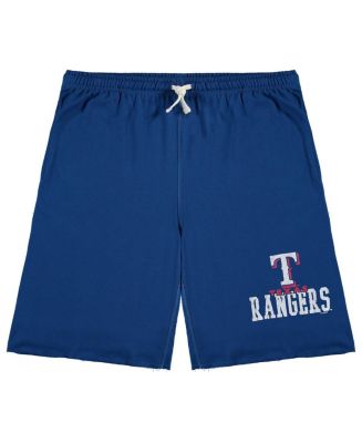 Men's Royal Texas Rangers Big and Tall French Terry Shorts - Macy's