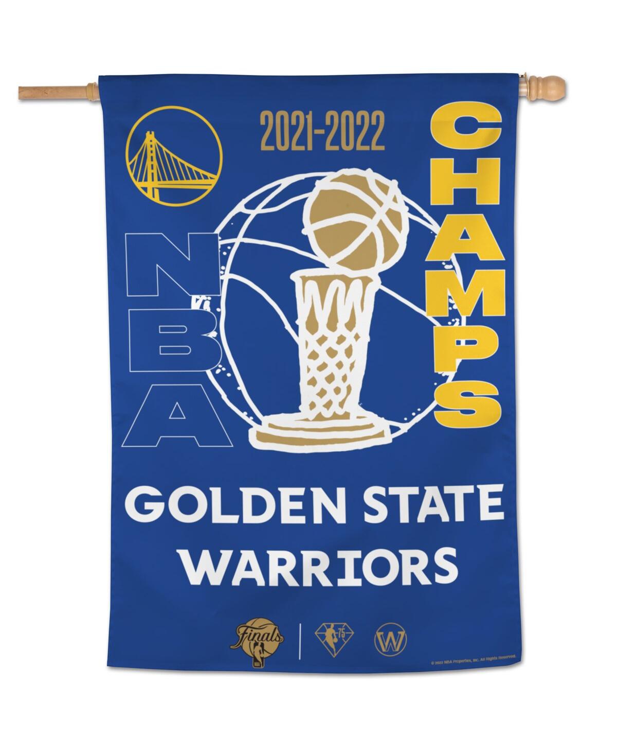 Wincraft Golden State Warriors 2022 Nba Finals Champions Locker Room 28" X 40" One-sided Vertical Banner In Blue