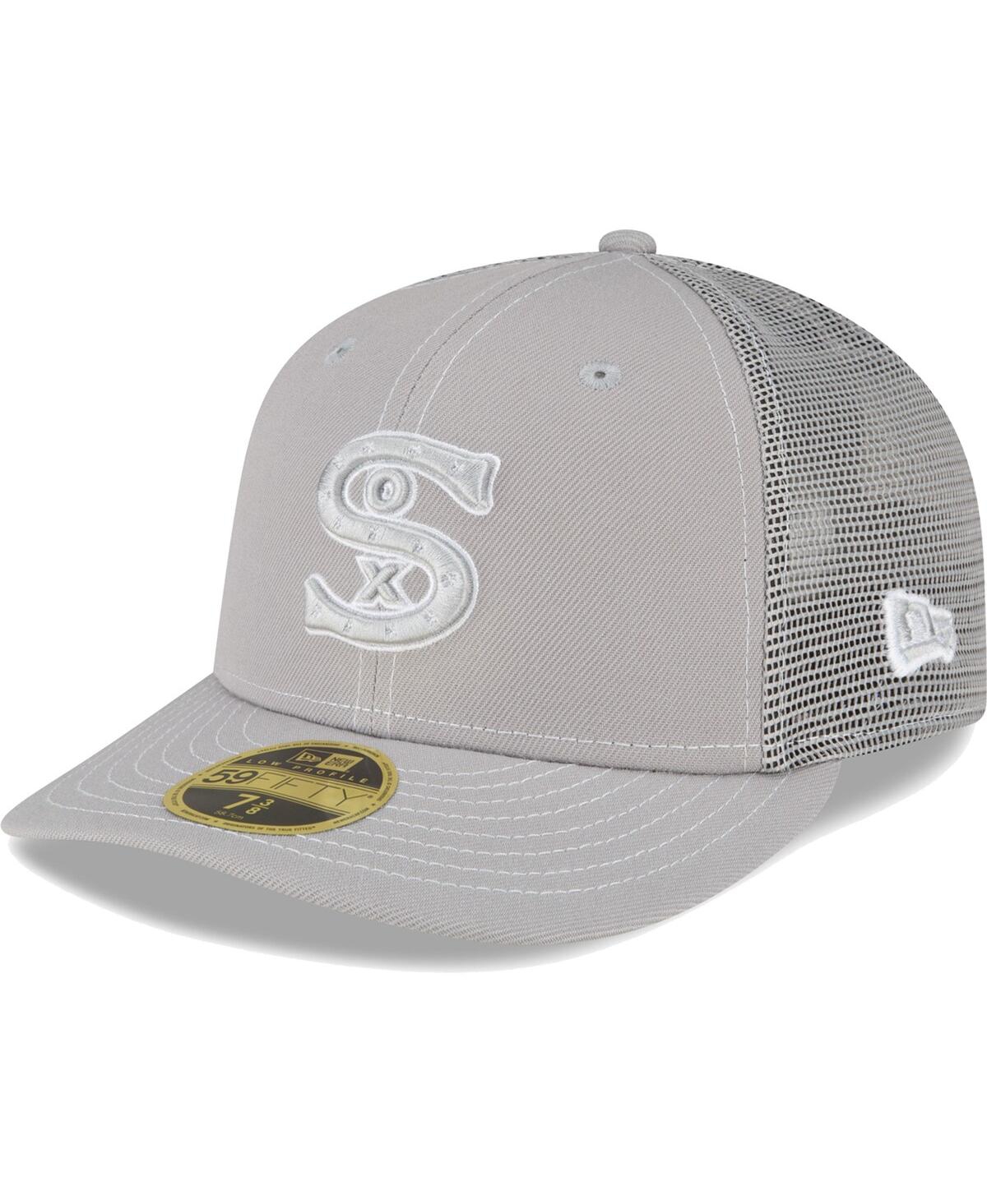 Shop New Era Men's  Gray Chicago White Sox 2023 On-field Batting Practice Low Profile 59fifty Fitted Hat