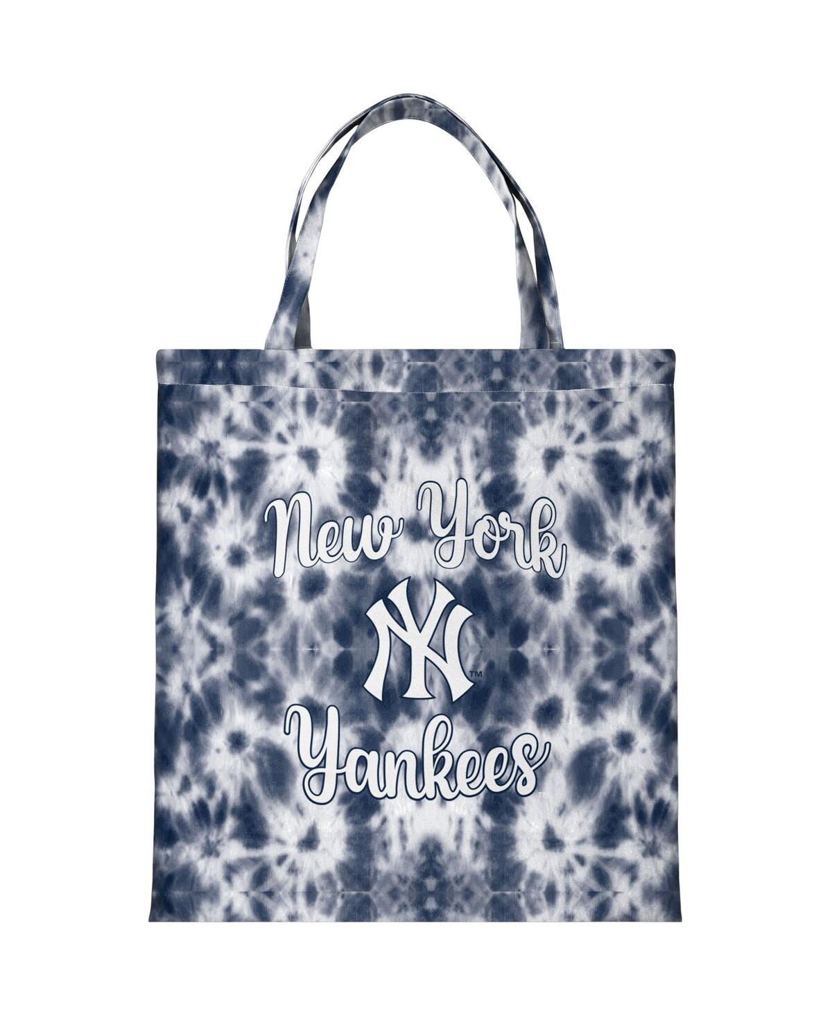 Shop Foco Women's  New York Yankees Script Wordmark Tote Bag In Navy