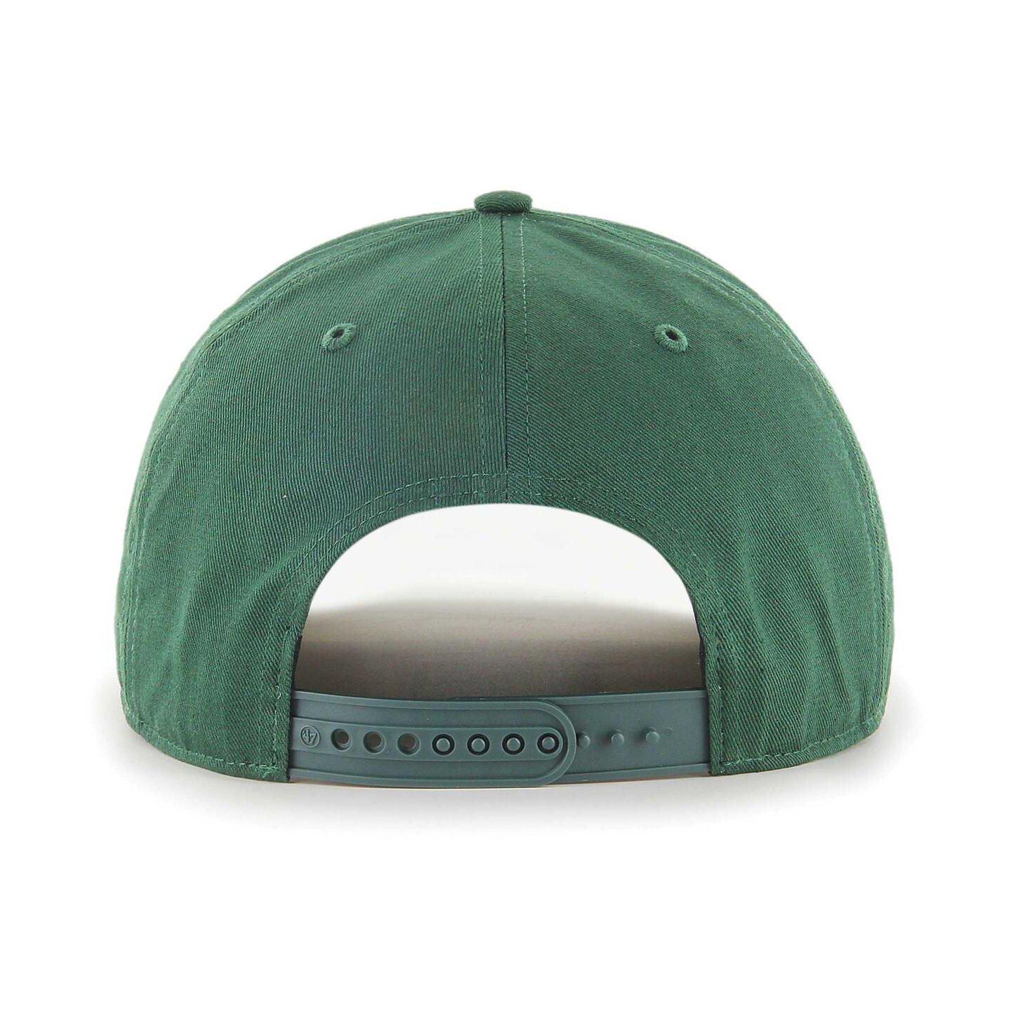 Мужская кепка '47 Brand Hunter Green Milwaukee Bucks Hitch Snapback Hat — фото 3