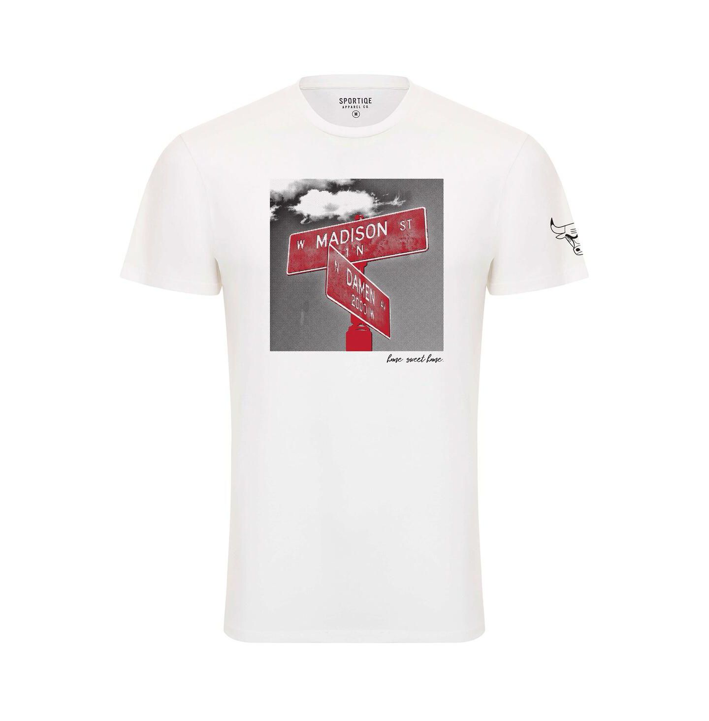 Футболка Sportiqe White Chicago Bulls 1966 Collection Bingham — фото 3
