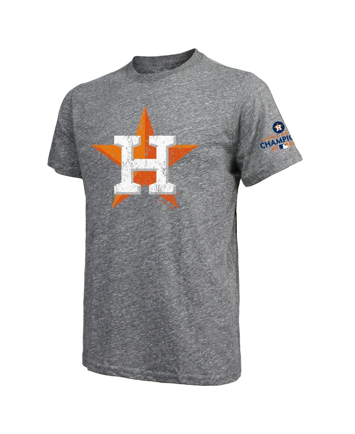 Majestic Threads Alex Bregman Heather Gray Houston Astros 2022 World Series Champions Name & Number In Heather Gray
