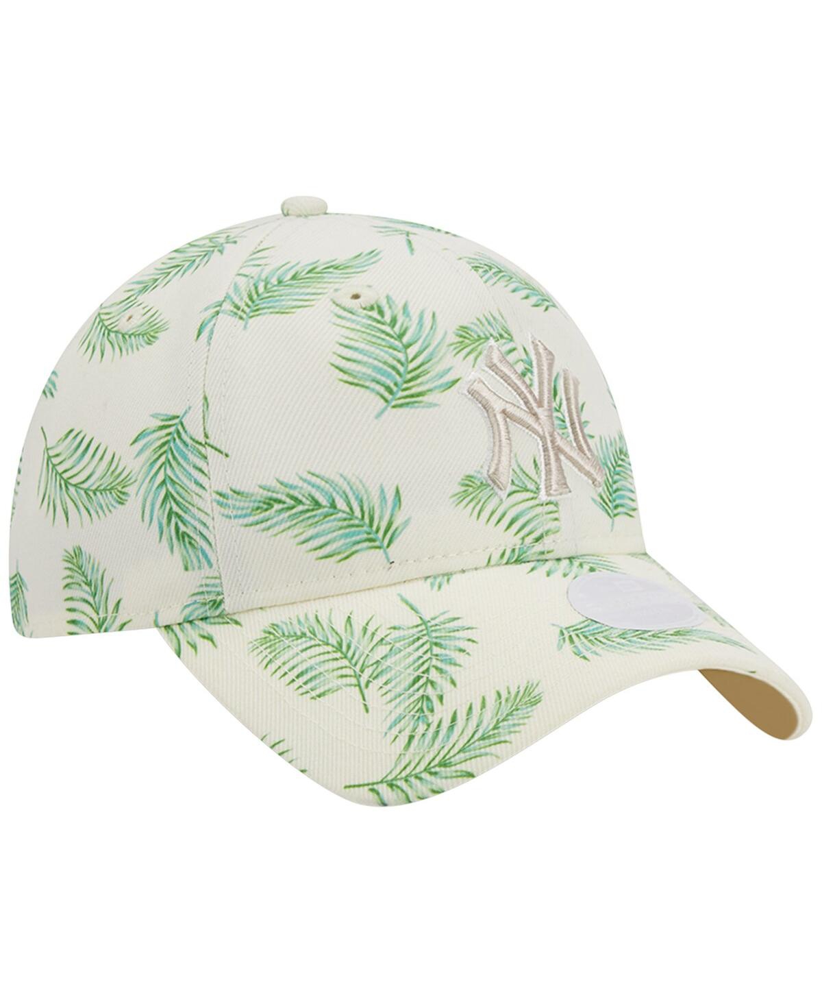 Shop New Era Women's  White New York Yankees Palms 9twenty Adjustable Hat