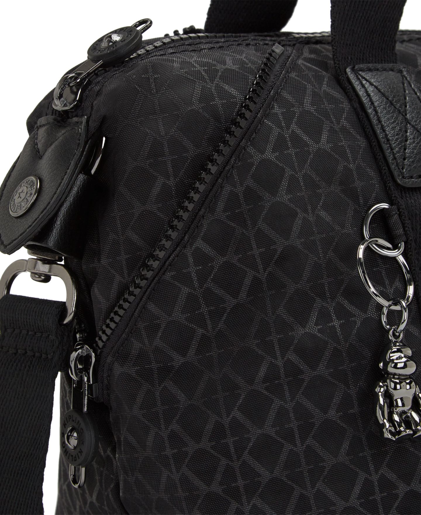 Женская сумка Kipling Art Mini Zippered Shoulder, цвет: Signature Emb — фото 6